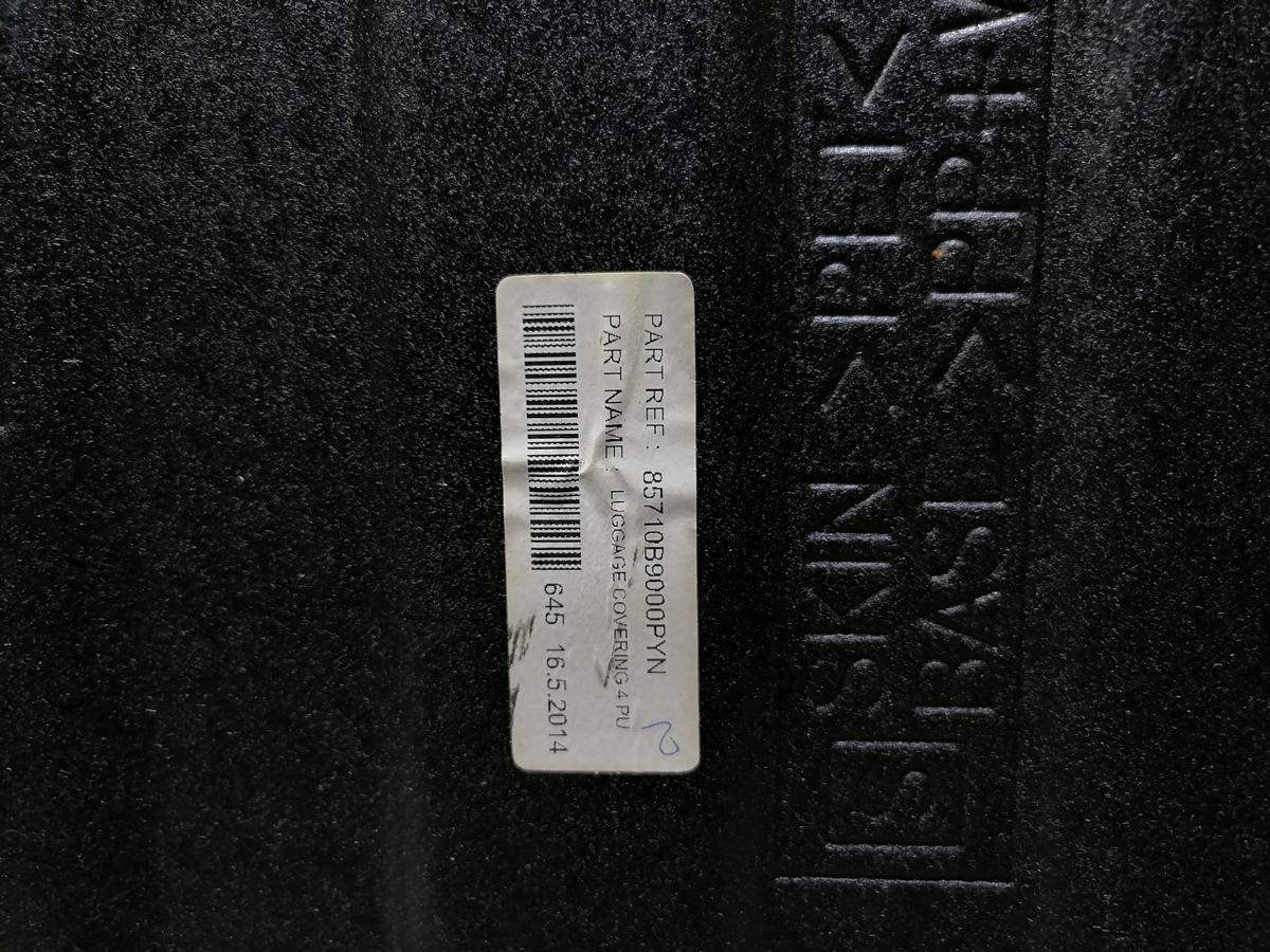 Hyundai I10 2 original Abdeckung Kofferraumboden Bj.2014
